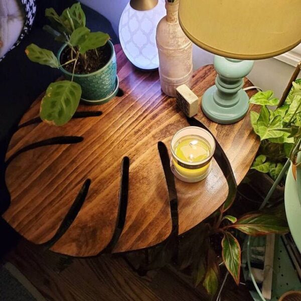 Make Your Own: Monstera Deliciosa (Swiss Cheese Plant) Leaf Coffee Table - End Table - Side Table - Art - Plant (DIGITAL TEMPLATE DOWNLOAD) - Image 6
