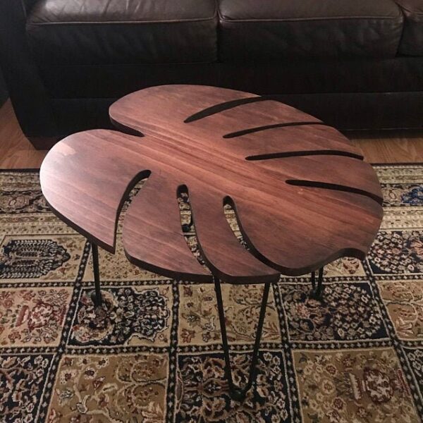 Make Your Own: Monstera Deliciosa (Swiss Cheese Plant) Leaf Coffee Table - End Table - Side Table - Art - Plant (DIGITAL TEMPLATE DOWNLOAD) - Image 7
