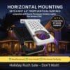 Govee Compatible H706 PRO - Permanent Outdoor Lights Clips Mounting Bracket – Facia Clip Mounts - 2.5" Horizontal Mount