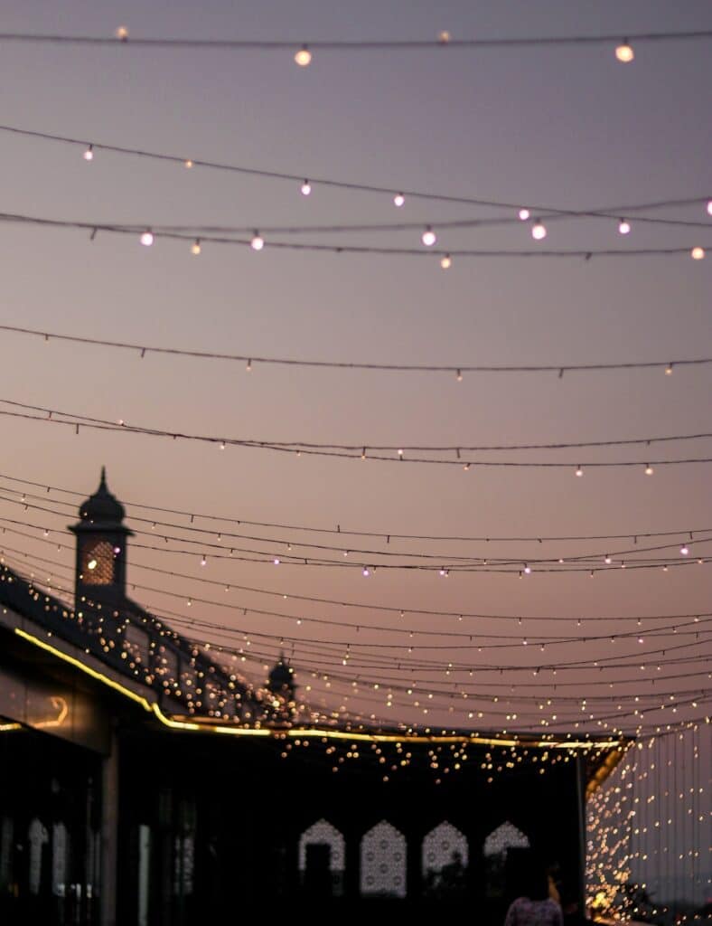 a building with a clock tower in the background